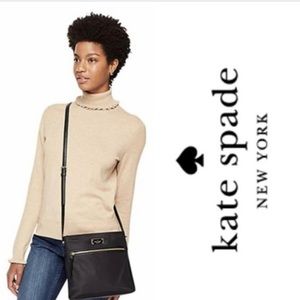 KATE SPADE Black Wilson Road Quilted Dessi Bag Crossbody Handbag Purse